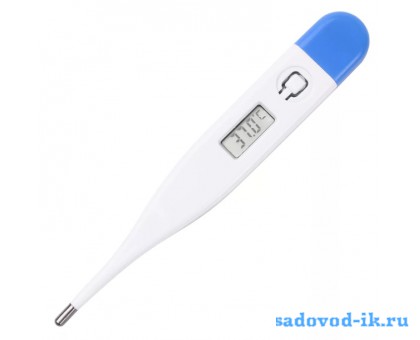 Термометр электронный DT-501 (бело-синий)