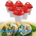 Силиконовые формы для варки яиц без скорлупы (комплект 6 шт.)