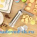 Кондитерский шприц пресс для печенья Marcato Biscuits с металлическими насадками