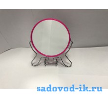 Зеркало на металлической подставке в пластиковой оправе (9 см)