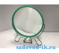 Зеркало на металлической подставке в пластиковой оправе (11,5 см)