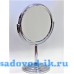 Зеркало круглое на ножке в металлическое оправе (16 см)
