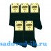 Мужские носки ВУ SkySocks CM-4 лён чёрные гладкие (10 пар)