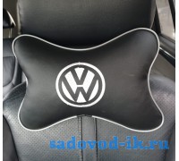 Подушка на подголовник Volkswagen (черная)