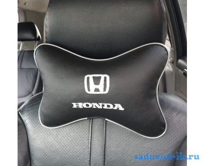 Подушка на подголовник Honda (черная)