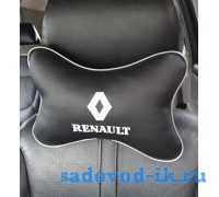 Подушка на подголовник Renault (черная)