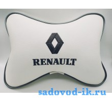 Подушка на подголовник Renault (белая)