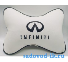 Подушка на подголовник Infiniti (белая)