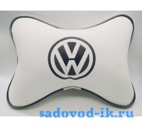 Подушка на подголовник Volkswagen (белая)