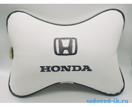 Подушка на подголовник Honda (белая)