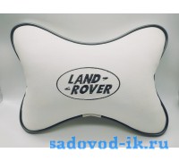 Подушка на подголовник Land Rover (белая)