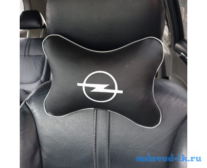 Подушка на подголовник Opel (черная)