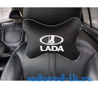 Подушка на подголовник Lada (черная)