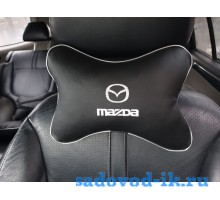 Подушка на подголовник Mazda (черная)