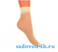 Женские капроновые носки "Ласточка С232-6" бежевые (10 штук)