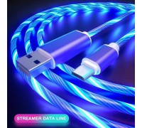 Светящийся кабель на Micro USB / USB type C
