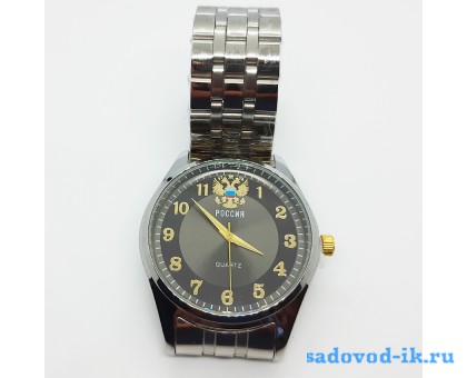 Часы наручные кварцевые Россия с браслетом