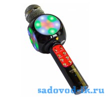 Караоке микрофон WS-1816 светящийся