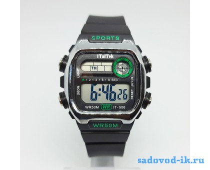 Спортивные электронные наручные часы iTaiTek IT-506